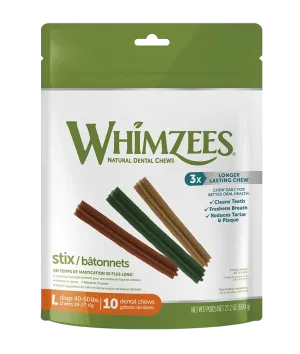 WELLNESS WHIMZEES® STIX ALL NATURAL DAILY DENTAL TREAT FOR DOGS