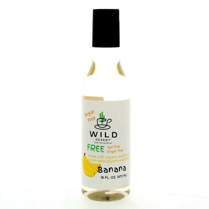 Wild Desert Sugar Free | Dye-FREE Coffee Syrup - Banana