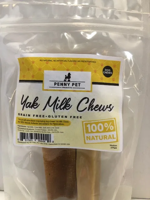 Yak Cheese Milk Chews - Long Lasting Dog Chew Treat