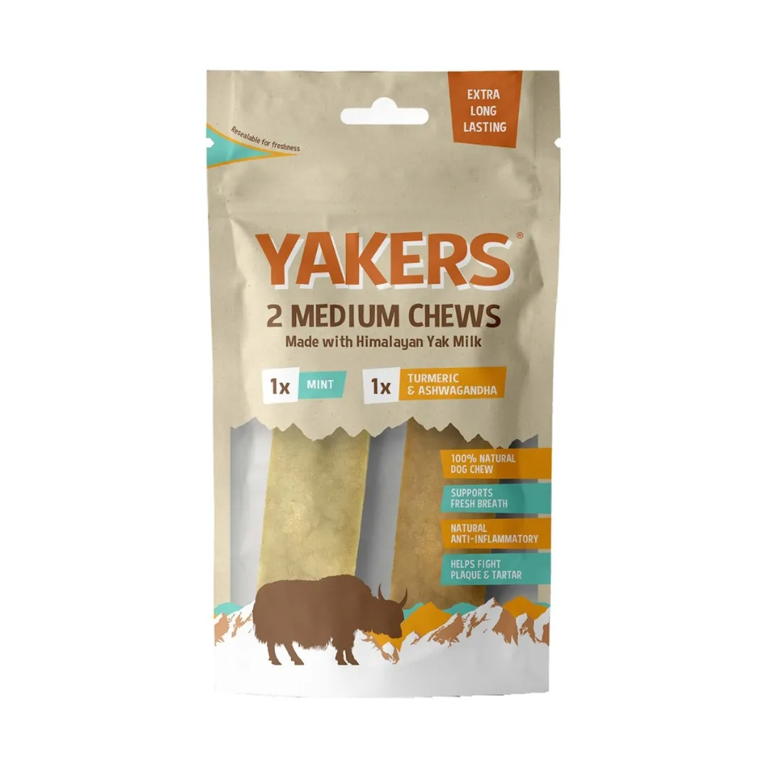 Yakers Mint and Turmeric 2 Pack