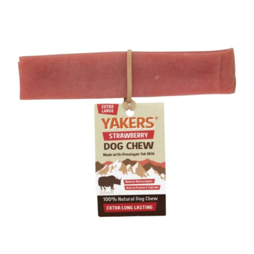 Yakers Strawberry Himalayan Yak Chew